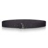 Replica Louis Vuitton LV Unisex LV Initiales 40mm Reversible Belt-Black 12
