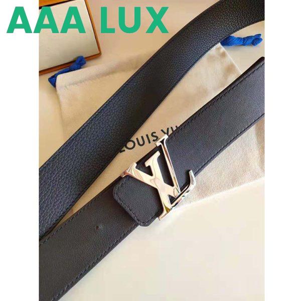 Replica Louis Vuitton LV Unisex LV Initiales 40mm Reversible Belt-Black 9