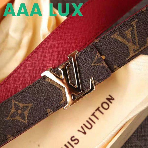 Replica Louis Vuitton LV Unisex LV Initials Buckle 30mm Reversible Belt in Monogram Canvas Leather 7