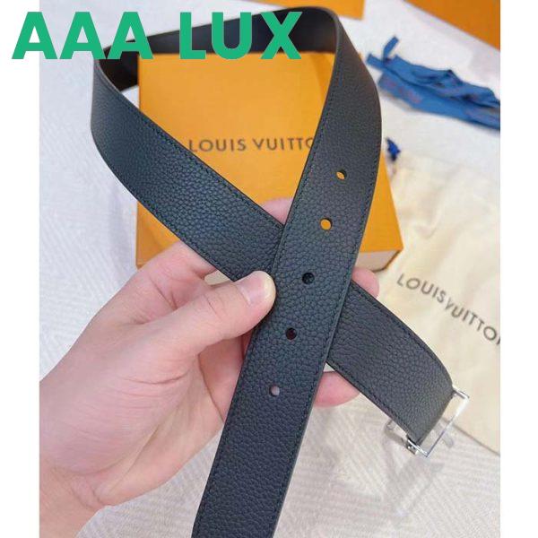 Replica Louis Vuitton LV Unisex LV Pont Neuf 35mm Belt Taurillon Calf Leather 9