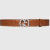 Replica Gucci GG Unisex GG Marmont Embossed Leather Belt Double G Buckle 4 Cm Width 13
