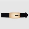 Replica Gucci Unisex GG Web Belt with G Buckle in Green and Red Web 12