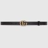 Replica Gucci Unisex GG Belt with Square Buckle and Interlocking G Brown 3.6 cm Width 11