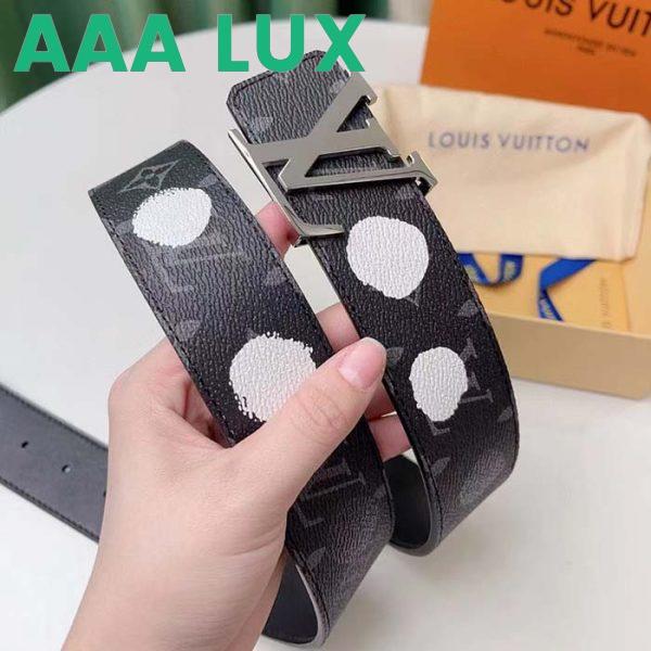 Replica Louis Vuitton Unisex LV X YK Initiales 40MM Reversible Belt Monogram Eclipse Canvas Recto 10