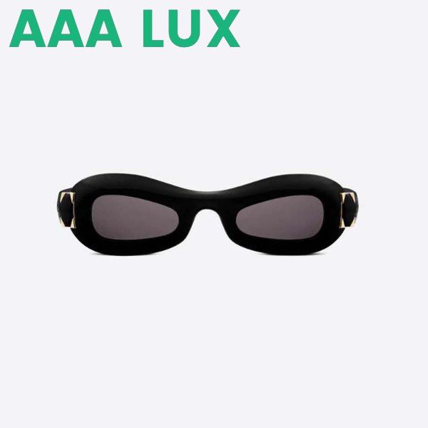 Replica Dior Women Lady 95.22 Black Rounded Sunglasses 2
