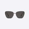 Replica Dior Women MissDior B1U Gray Butterfly Sunglasses 5