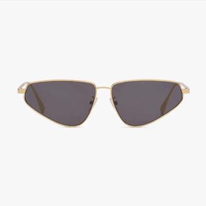 Replica Fendi Women FF Sunglasses with Gray Lenses