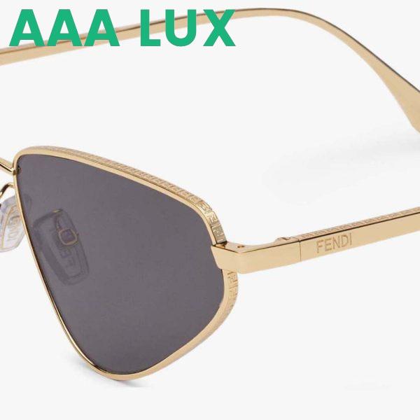 Replica Fendi Women FF Sunglasses with Gray Lenses 4