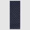 Replica Gucci Unisex Bees And Stars GG Jacquard Scarf in Wool and Silk 5
