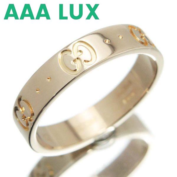 Replica Gucci Women Heart Ring with Gucci Trademark Jewelry Gold 4
