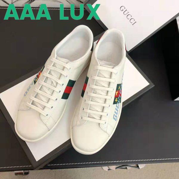 Replica Gucci Unisex Ace Sneaker with Gucci Band-White 3