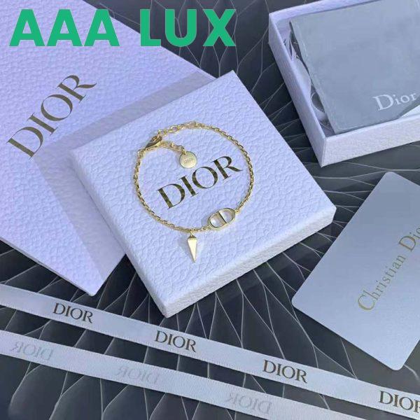 Replica Dior Women Petit CD Bracelet Gold-Finish Metal 3