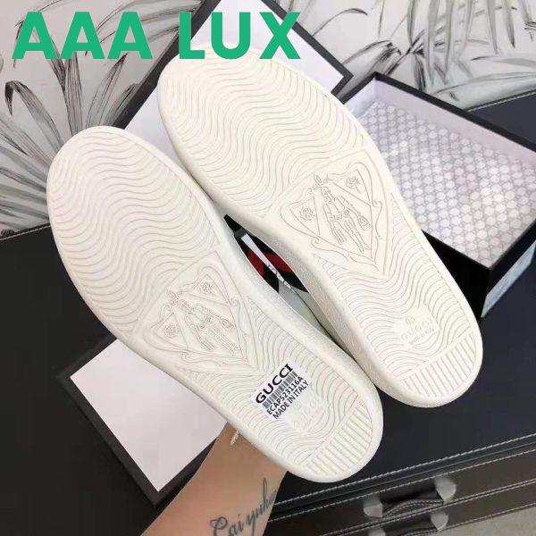 Replica Gucci Unisex Ace Sneaker with Gucci Band-White 10