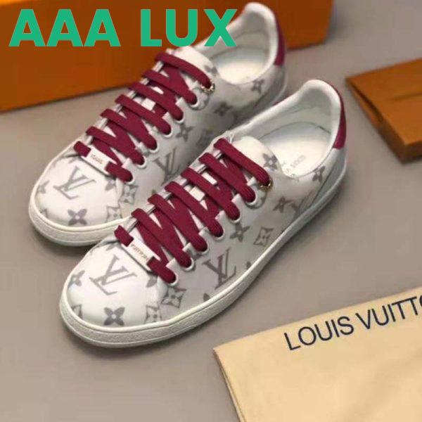 Replica Louis Vuitton LV Women LV Frontrow Sneaker in Monogram-Print Textile-Pink 5