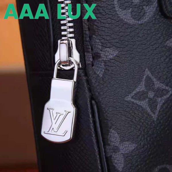 Replica Louis Vuitton LV Unisex Outdoor Sling Bag Taigarama Noir Black Coated Canvas Cowhide Leather 7