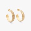 Replica Fendi Women Karligraphy Earrings Gold-Colored 10
