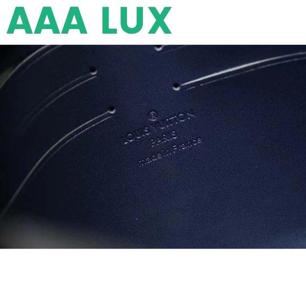 Replica Louis Vuitton LV Unisex Pochette Voyage MM Blue Cowhide Leather 11