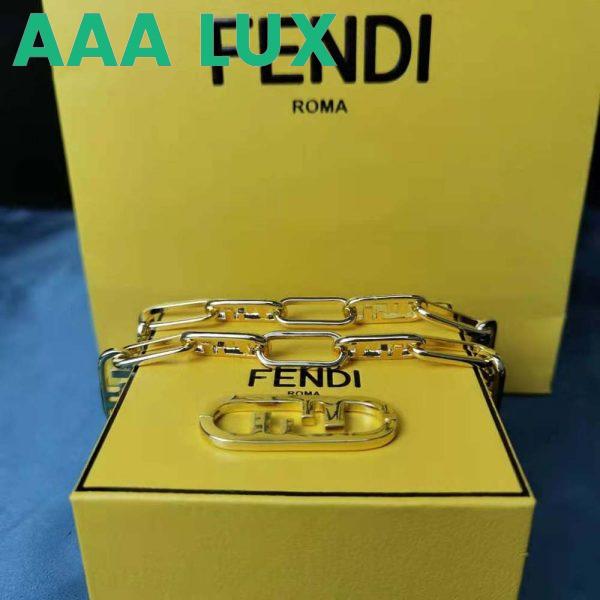 Replica Fendi Women Necklace with Fendi OLock Mesh and Oval Clip 9