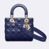 Replica Louis Vuitton LV Unisex Pochette Voyage MM Blue Cowhide Leather 13