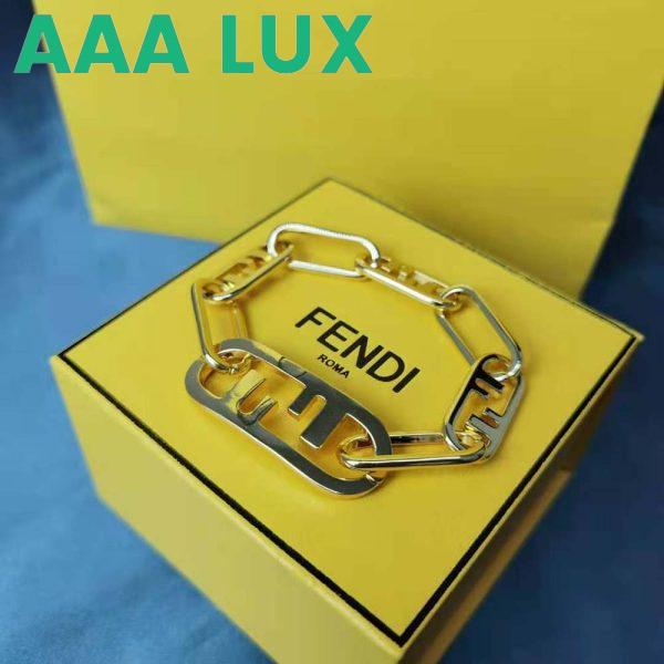 Replica Fendi Women Olock Bracelet Gold-Colored 5