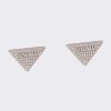 Replica Prada Women Prada Symbole Drop Earrings-Black 10