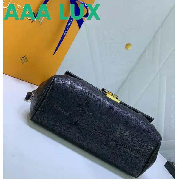 Replica Louis Vuitton LV Women Favorite Black Monogram Empreinte Cowhide Leather 4