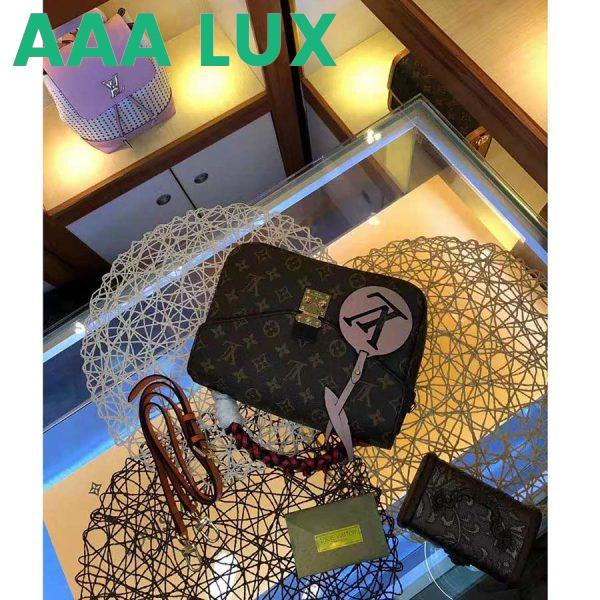 Replica Louis Vuitton LV Women Pochette Métis Bag in Monogram Coated Canvas-Brown 4