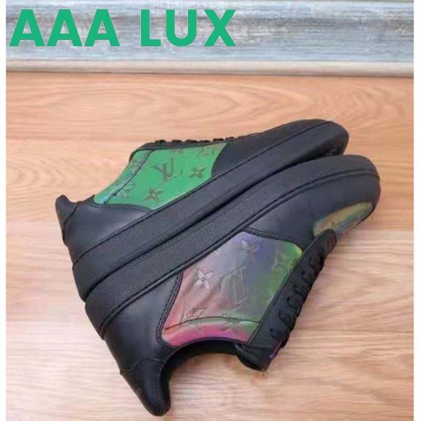 Replica Louis Vuitton LV Women Rivoli Sneaker Black Mix of Materials Rubber Outsole LV Initials 4