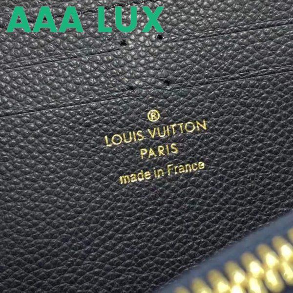 Replica Louis Vuitton LV Unisex Clémence Wallet Marine Rouge Monogram Empreinte Embossed Supple Grained Cowhide 13