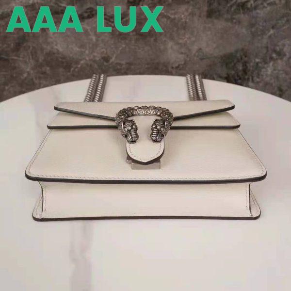 Replica Gucci GG Women Dionysus Leather Mini Bag Beige Metal-Free Tanned Leather 6
