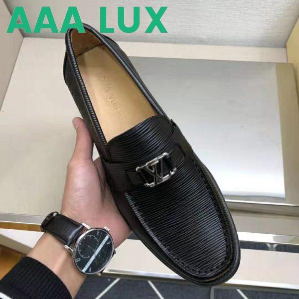 Replica Louis Vuitton Men Major Loafer Epi Calf Leather Glazed Calf Leather-Black 5