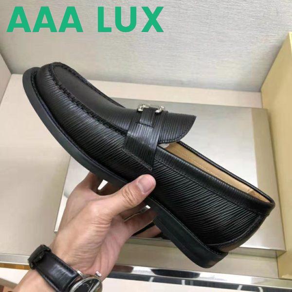 Replica Louis Vuitton Men Major Loafer Epi Calf Leather Glazed Calf Leather-Black 7
