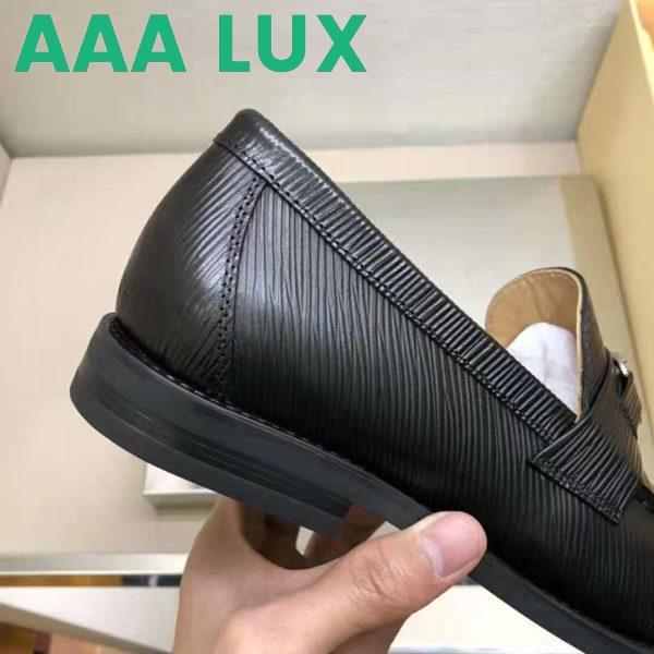 Replica Louis Vuitton Men Major Loafer Epi Calf Leather Glazed Calf Leather-Black 11