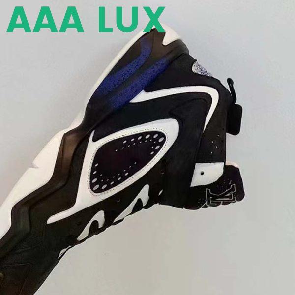 Replica Louis Vuitton LV Unisex Trainer 2 Sneaker Black Suede Calf Leather Rubber Outsole 10