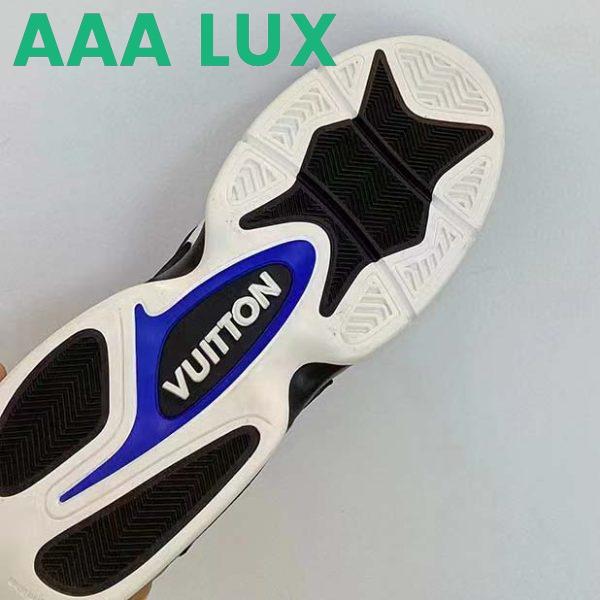 Replica Louis Vuitton LV Unisex Trainer 2 Sneaker Black Suede Calf Leather Rubber Outsole 11