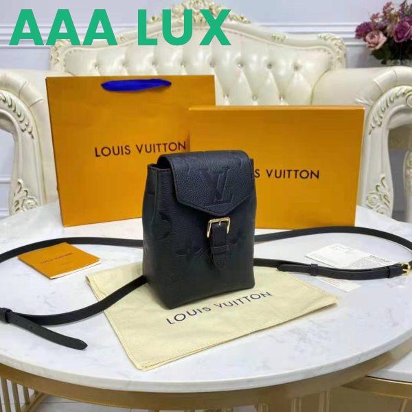 Replica Louis Vuitton LV Unisex Tiny Backpack Black Monogram Empreinte Embossed Supple Grained Cowhide 4