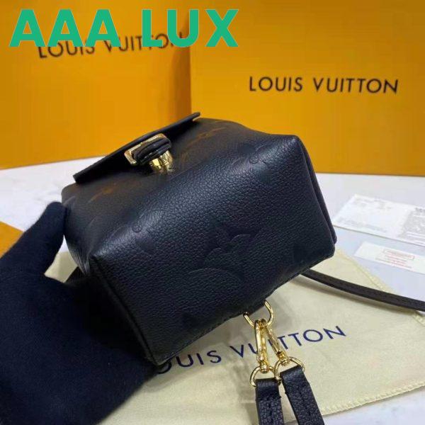Replica Louis Vuitton LV Unisex Tiny Backpack Black Monogram Empreinte Embossed Supple Grained Cowhide 7