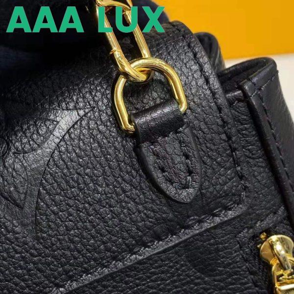 Replica Louis Vuitton LV Unisex Tiny Backpack Black Monogram Empreinte Embossed Supple Grained Cowhide 8