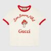 Replica Gucci Men GG Cotton Jersey Sweatshirt Turquoise Felted Cotton Jersey Long Sleeves 15