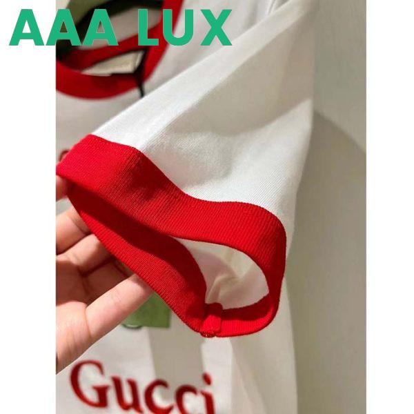 Replica Gucci Men GG Sine Amore Nihil’ Cotton Jersey T-Shirt Off White Mushroom Embroidery 11