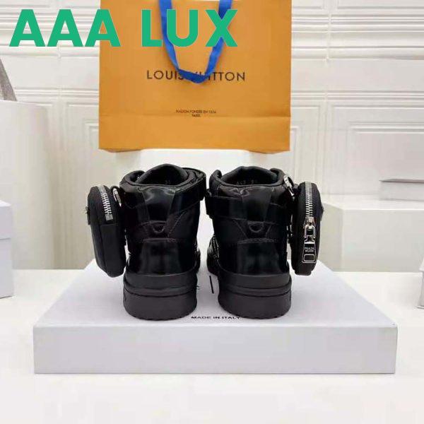 Replica Prada Women Adidas for Prada Re-Nylon Forum High-Top Sneakers-Black 11