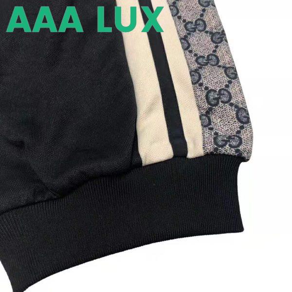 Replica Gucci Men Oversize Technical Jersey Jacket in GG Printed Nylon-Black 10