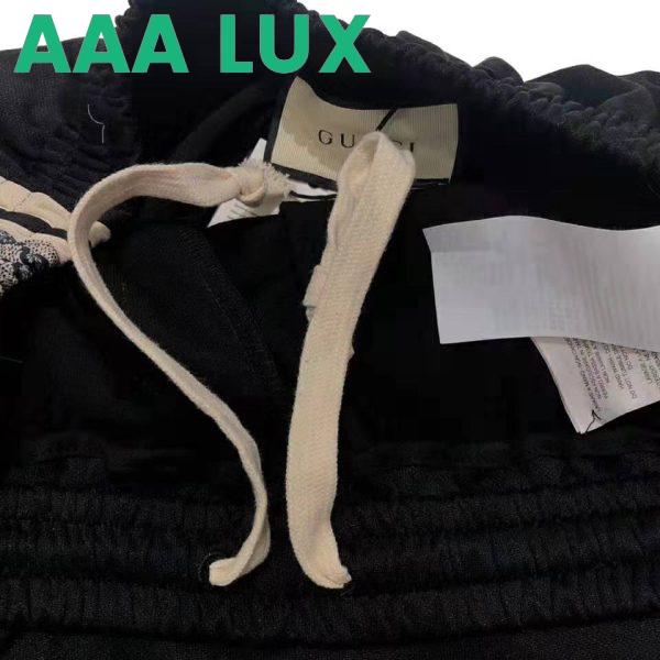Replica Gucci Men Oversize Technical Jersey Jacket in GG Printed Nylon-Black 12