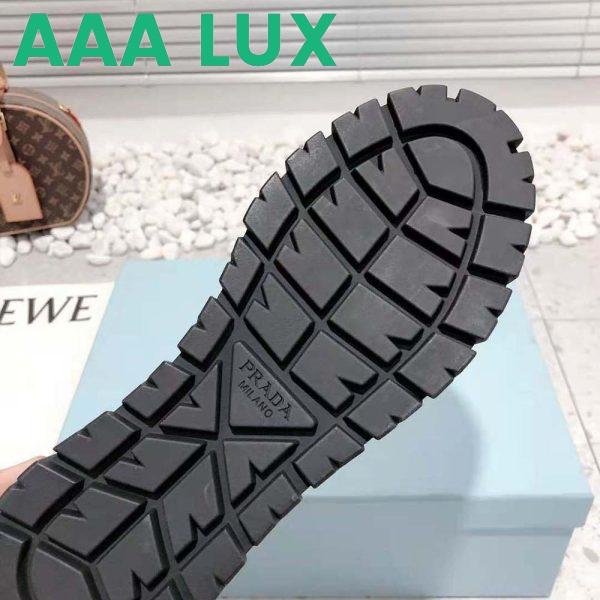 Replica Prada Women Double Wheel Sequin Sneakers-Black 11