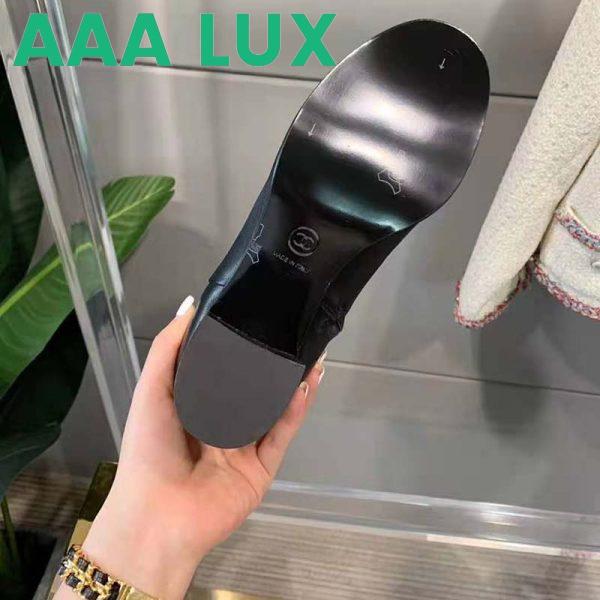 Replica Chanel Women Ankle Boots Calfskin Black 6.5 cm 2.6 in Heel 13