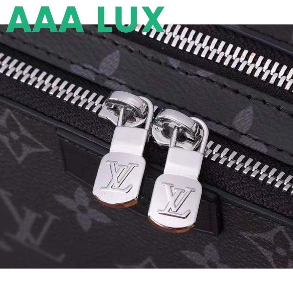 Replica Louis Vuitton Unisex LV Alpha Wearable Wallet Monogram Eclipse Coated Canvas Textile 9