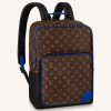 Replica Louis Vuitton LV Unisex Coin Card Holder Monogram Eclipse Coated Canvas Blue Cowhide Leather 8