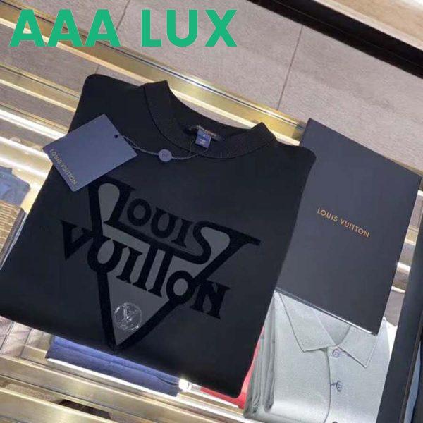 Replica Louis Vuitton LV Women LV Midnight Sweatshirt in Cotton Jersey-Black 3