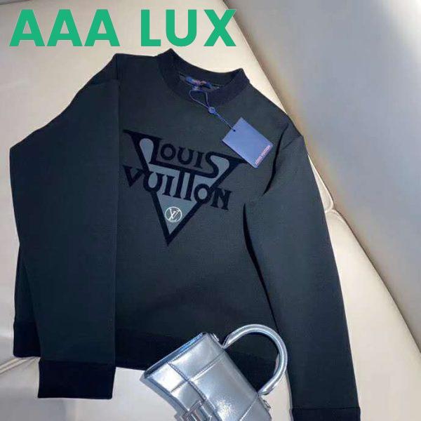Replica Louis Vuitton LV Women LV Midnight Sweatshirt in Cotton Jersey-Black 6