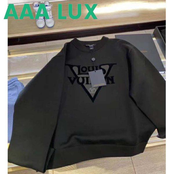Replica Louis Vuitton LV Women LV Midnight Sweatshirt in Cotton Jersey-Black 8